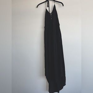 Forever 21 Lightweight Summer Halter Dress Black Size Small